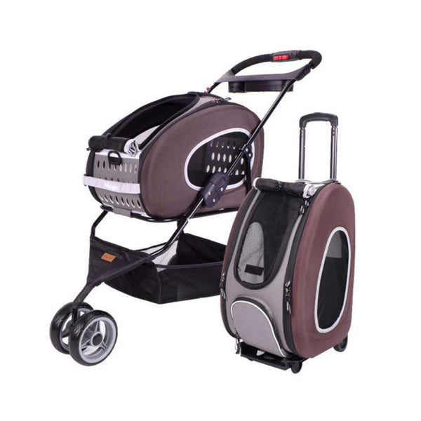 5-in-1 Combo EVA Pet Carrier/Stroller | Luxury Package